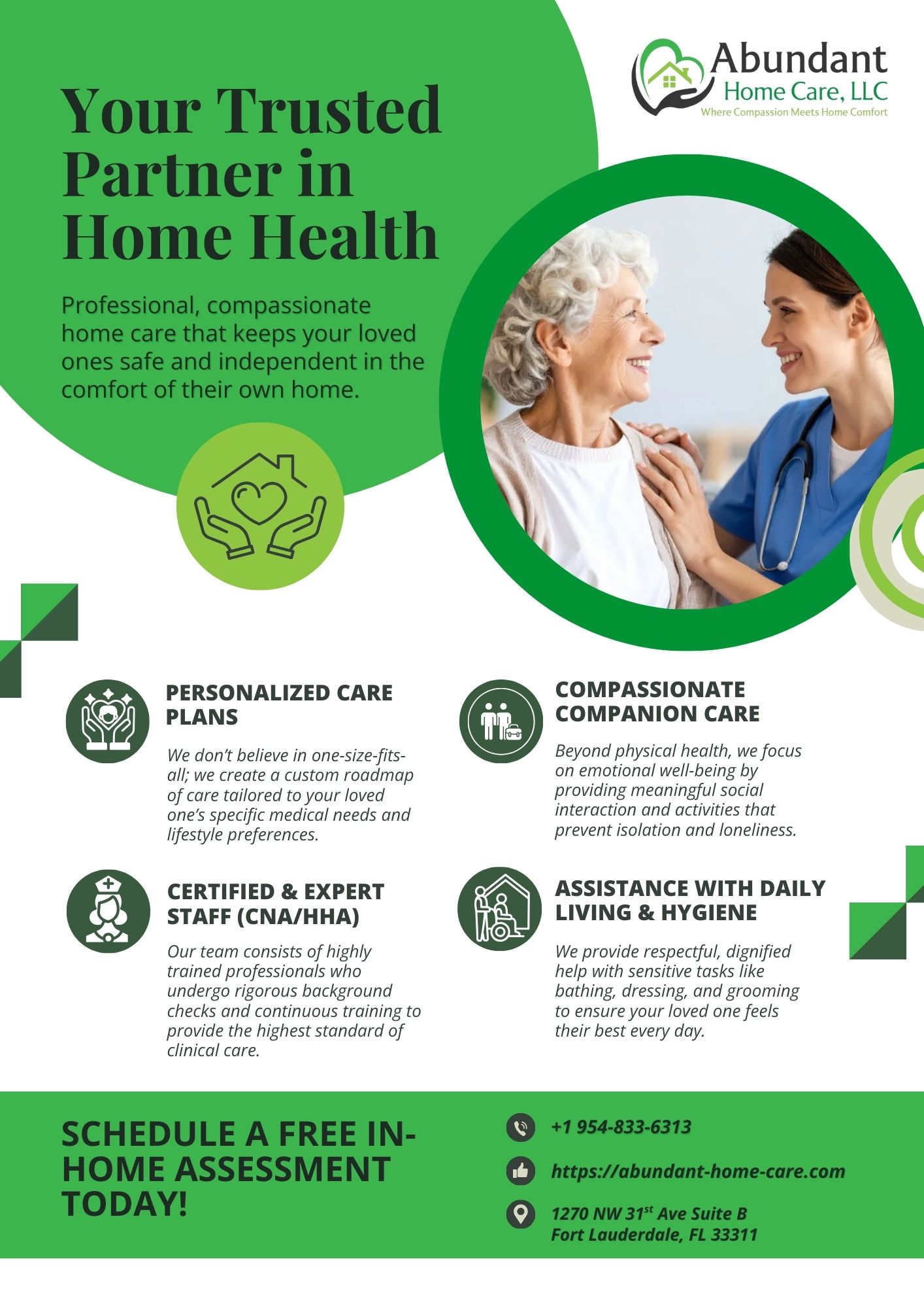 CareFinity brochure sample 1