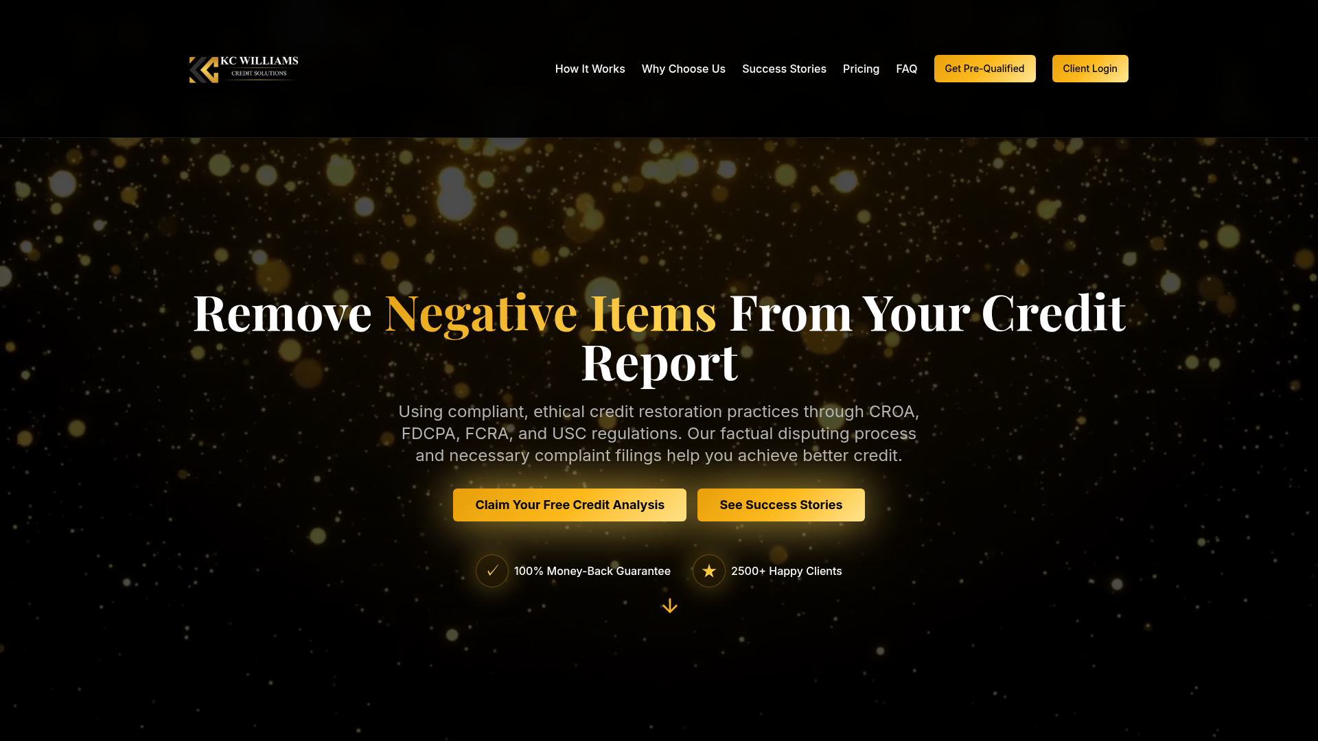 Creditbykcw — CareFinity website build