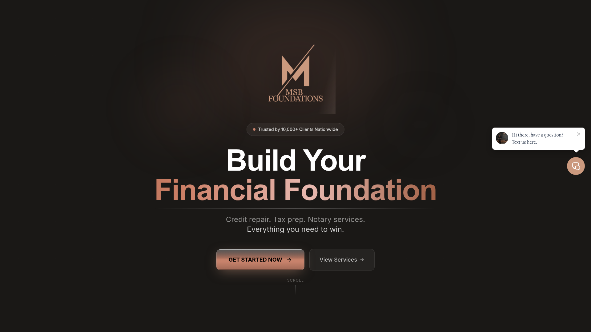 Msbfoundations — CareFinity website build
