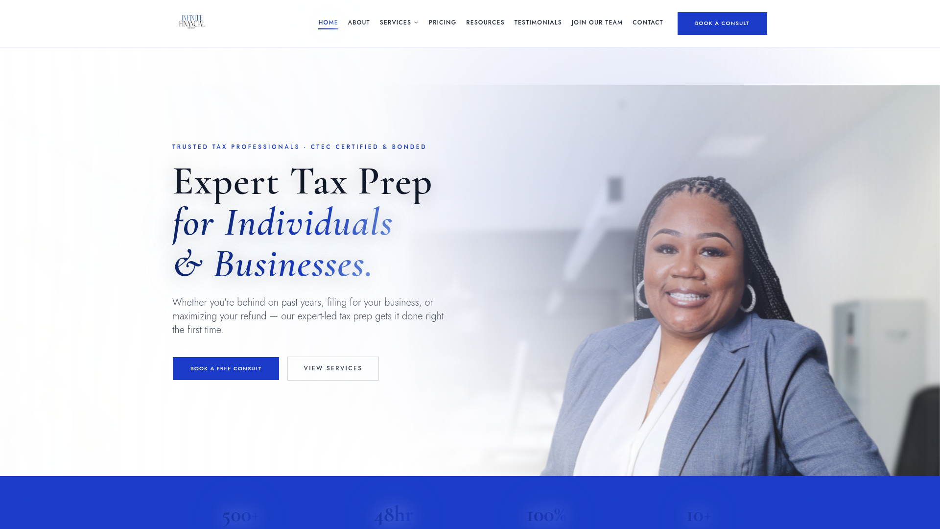 P2pinfinitegroup — CareFinity website build